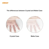ENKAY 3 in 1 Kristal Laptop Koruyucu Kılıf Siyah MacBook Pro 16 inç A2141 Touch Bar - 8
