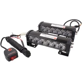 2 Adet 6 Inç 6 LED 2x18W Kırmızı Mavi Beyaz Değişen Su Geçirmez Acil Uyarı Lambası 12V - 2
