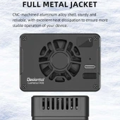 Canon Sony FUJIFILM Desiontal F01 Taşınabilir Metal Kasa Yarı İletken Kamera Soğutucu SLR Fan - 8