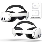 Meta Quest 3 VR Ayarlanabilir Beyaz Elite Kafa Bandı - 3