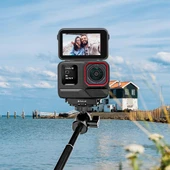 Insta360 X5 Ace Pro Pro 2 Uyumlu PULUZ Havacılık Alüminyum Hızlı Bırakma Taban Adaptör Braketi Siyah - 7