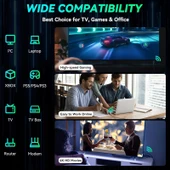 1 Metre Gigabit Cat 8 Çift Korumalı Ağ Kablosu - 6
