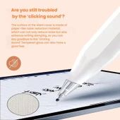 Xiaomi Akıllı Kalem 2 Nesil Yedek Uç Beyaz Sönümlü İğne Uçlu 1 Daire Kalem Uç Kapağı - 8