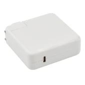 Apple MacBook Pro 15.4 inç A1990 A1707 Uyumlu 87W Type-C Taşınabilir Şarj Cihazı 1.8m Type-C Kablo AU Priz Beyaz - 3