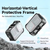 Insta360 Ace Ace Pro ABS Spor Kamera Koruyucu Kafes Çerçeve - 11