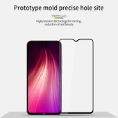 Xiaomi Redmi Note 8 Uyumlu MOFI 9H 2.5D Tam Ekran Temperli Cam Siyah - 5