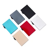 Mavi RFID Korumalı Alüminyum Alaşımlı Kartlık FY1901 - 5