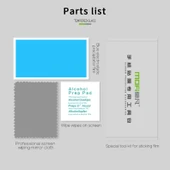 Xiaomi Redmi Note 8 Uyumlu MOFI 9H 2.5D Tam Ekran Temperli Cam Siyah - 10
