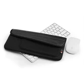 Apple Magic Mouse 2 ve Magic Keyboard 2 Uyumlu Taşınabilir Toz Geçirmez Kılıf Siyah - 2