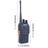 2 Adet Baofeng BF-888S Taşınabilir CB Radyo Walkie Talkie Siyah 5W 16 Kanal FM Telsiz - 2
