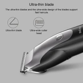 Orijinal Xiaomi Youpin Yingqu Hummingbird Şarjlı Saç Kesme Makinesi Siyah - 5