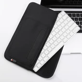 Apple Magic Mouse 2 ve Magic Keyboard 2 Uyumlu Taşınabilir Toz Geçirmez Kılıf Siyah - 6