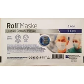 Roll Maske 3 Katlı Steril Lastikli 50 Adet - 4