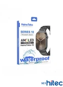 ScHitec Watch Ultra 10 Amoled Ekran WaterProof 3 Kordonlu Akıllı Saat Siyah - 4