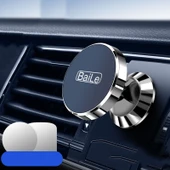 BaiLe Manyetik Araç Telefon Tutucu Evrensel Gümüş Sticker Model - 1