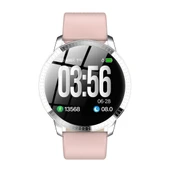 CF18 1.22 inç Renkli Ekran IPX67 Su Geçirmez Bluetooth Akıllı Saat Pembe - 2