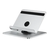 Alüminyum Alaşımlı Katlanabilir Tablet Standı Parlak Gümüş - 1