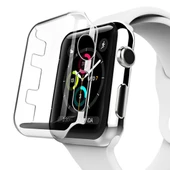 Apple Watch Series 3 42mm Şeffaf PC Koruyucu Kılıf - 1