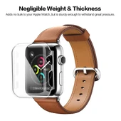 Apple Watch Series 3 42mm Şeffaf PC Koruyucu Kılıf - 5