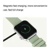 HD6 1.69 inç Çok Fonksiyonlu Nabız Ölçer Akıllı Saat Gri - 7
