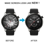 Amazfit GTR 4 Orijinal LCD Ekran ve Dokunmatik Panel Çerçeveli Gri - 6