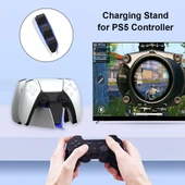 HONCAM PS5 Oyun Kumandası Çiftli Şarj İstasyonu Beyaz - 6