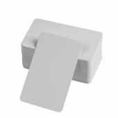Boş Kelime Kartları 5x8 cm - 50 Adet Oval Kenarlı | Tabu & Not Kartları - Beyaz - 1