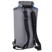 LUCKSTONE 60L Su Geçirmez Şişme Sırt Çantası - Kuru ve Islak Ayırıcı - Fasulye Yeşili - 4