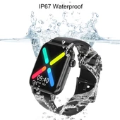 HD6 1.69 inç Çok Fonksiyonlu Kalp Atış Hızı İzleme Akıllı Saat Pembe - 3