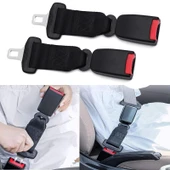 Çocuk ve Hamile Kadın Araç Emniyet Kemeri Uzatıcı 29cm Siyah 2 Adet - 1