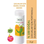 Incia Kids Lip Balm Portakallı Dudak Besleyici 6Gr - 1