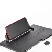 12 Inç Çekmeli Telefon Ekran Büyüteci 3D Masaüstü Stand Beyaz - 5