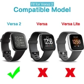 Fitbit Versa 2 Şarj İstasyonu Standı Siyah 1 Metre Kablo - 8