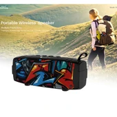 NewRixing NR-3020 Kırmızı Outdoor TWS Kablosuz Bluetooth Stereo Suya Toza Dayanıklı Darbeye Dayanıklı Hoparlör - 3