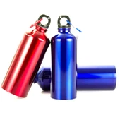 Alüminyum Spor Su Matarası 600ml Kırmızı - Taşınabilir Dağcılık ve Bisiklet Matara - 5
