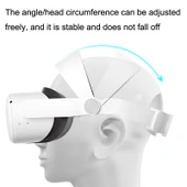 Oculus Quest 2 VR SHINECON OS01 Ayarlanabilir Hepsi Bir Arada Kafa Bandı Beyaz - 8