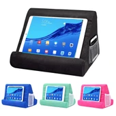 Siyah Çok Fonksiyonlu Laptop ve Tablet Yastığı Soğutucu Stand - 3
