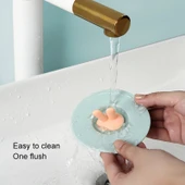 Silikon Tavşan Kulaklı Bardak Kapağı Sarı - 8