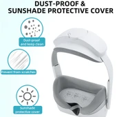 PICO 4 Uyumlu PC-ZF17 Lens Koruyucu Toz Geçirmez Sünger Ped - Açık Gri - 7