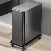 Ofis Bilgisayar Kasası Taşınabilir Raf 1.2mm Kalın Çelik - 7