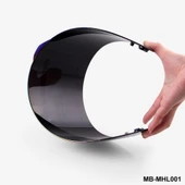 AGV K3-SV K5 Uyumlu Gümüş Motosiklet Kask Vizörü Tam Yüz Koruyucu - 4