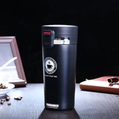 Paslanmaz Çelik Termos Bardak Siyah 380ml - 1