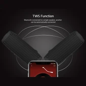 NewRixing NR-3020 Kırmızı Outdoor TWS Kablosuz Bluetooth Stereo Suya Toza Dayanıklı Darbeye Dayanıklı Hoparlör - 6