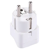 WD-9 Seyahat Güç Adaptörü Avrupa Prizli Beyaz - 2