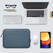 HAWEEL 15 inç Laptop Kılıfı Fermuarlı Evrak Çantası Koyu Mavi thumbnail 6