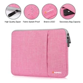 HAWEEL 15 inç Laptop Kılıfı Fermuarlı Çanta Pembe - 4