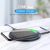 WX 70 15W Ultra Ince Siyah Kablosuz Şarj Cihazı - 5