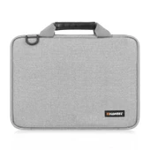 Haweel 13 14 Inç Gri Evrak Çantası Omuz Askılı Laptop Çantası Macbook Lenovo Thinkpad Asus Hp Uyumlu - 2