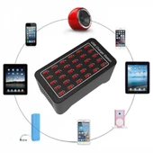 XLD A7 150W 30 USB Portlu Hızlı Şarj İstasyonu Akıllı Şarj Cihazı US Priz - 7
