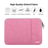 HAWEEL 15 inç Laptop Kılıfı Fermuarlı Çanta Pembe - 2